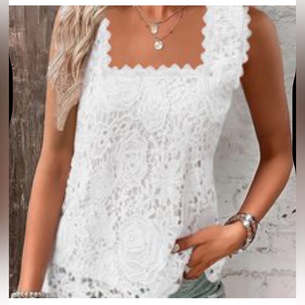 White Tank TopNWOT - Picture 2 of 2